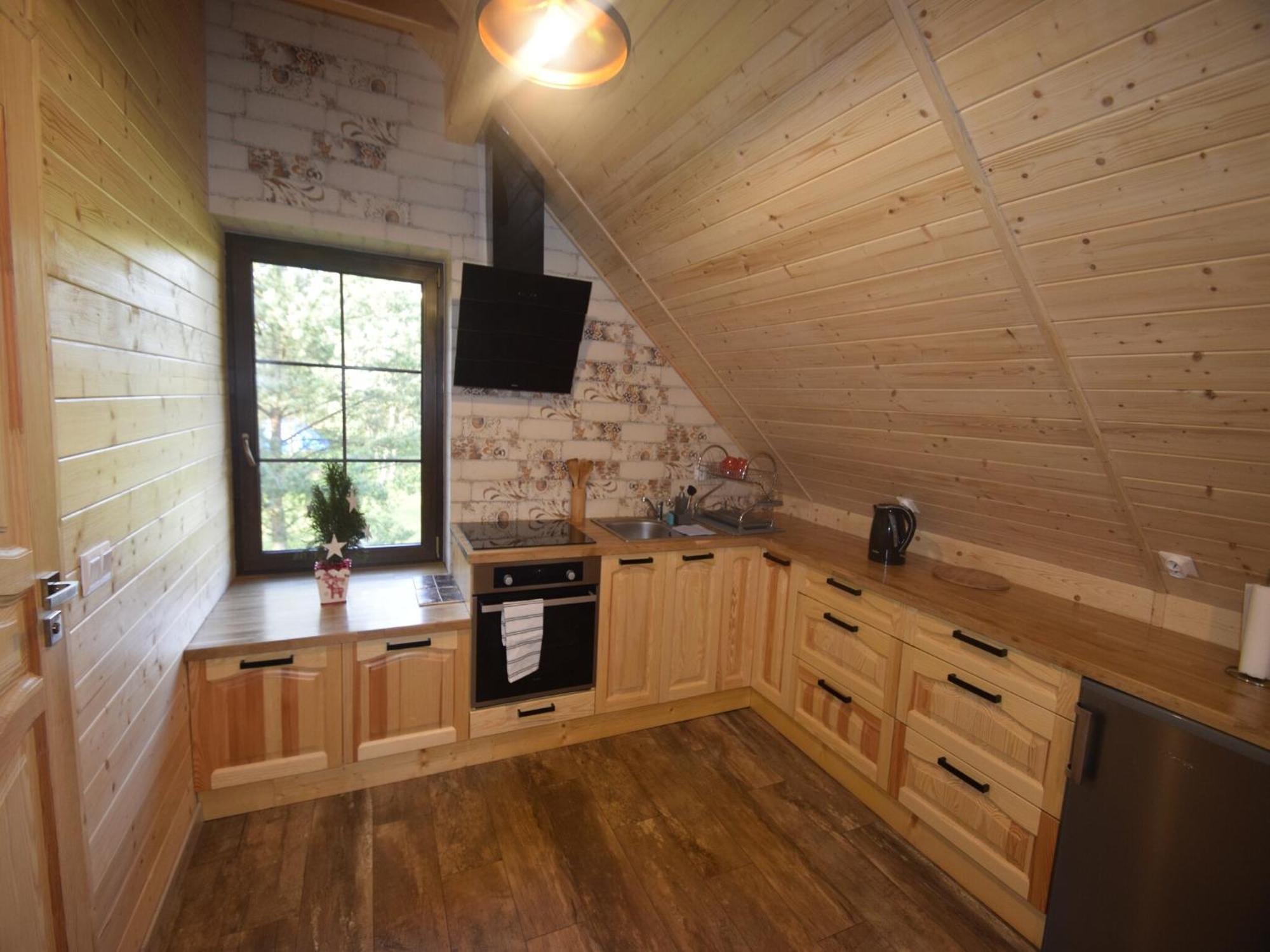 Wooden Holiday Home In Skrzynia With Terrace Osiek  Εξωτερικό φωτογραφία