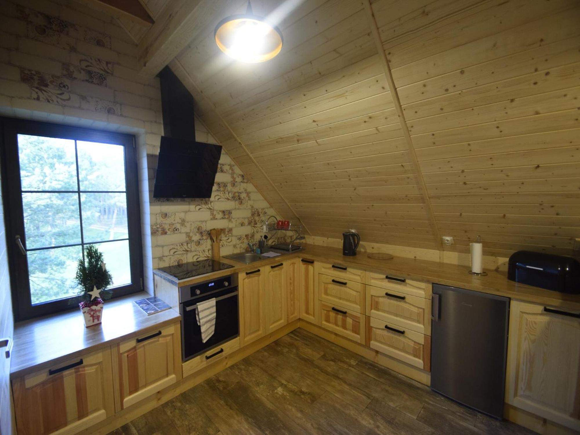 Wooden Holiday Home In Skrzynia With Terrace Osiek  Εξωτερικό φωτογραφία